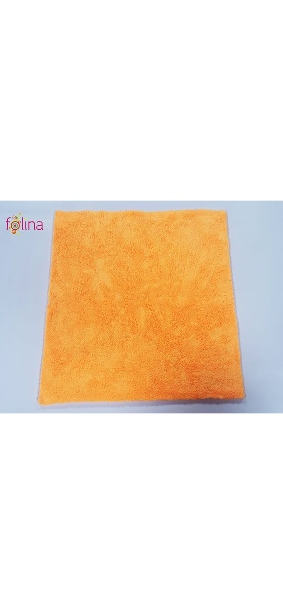 Set 3 lavete microfibră pentru praf, Folina LVT57 portocalii, 40x40 cm