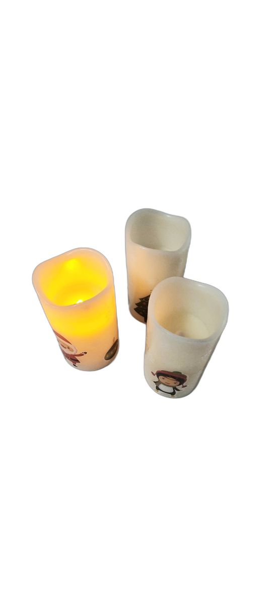Lumânare LED personajele Crăciunului, decoraţiune de Crăciun