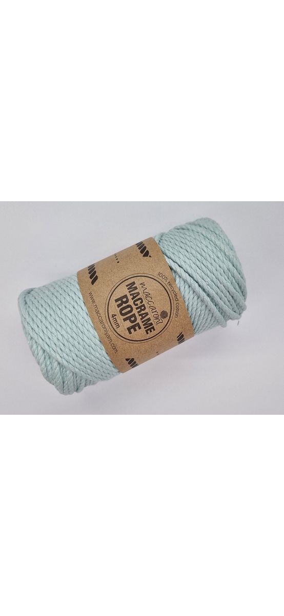 Macrame Rope, fire răsucite de 4 mm, vernil
