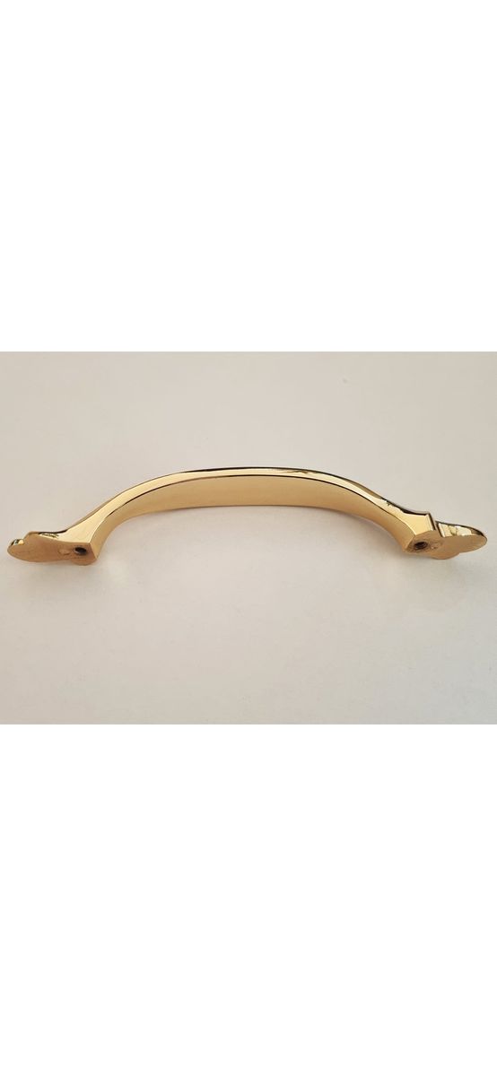 Mâner mobilă metalic, model clasic maro cu auriu, 128 mm distanţa dintre punctele de prindere