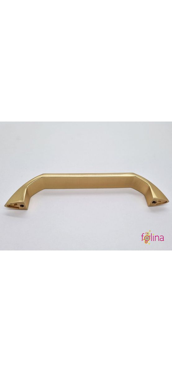 Mâner mobilă metalic, auriu mat, 128 mm distanţa dintre punctele de prindere