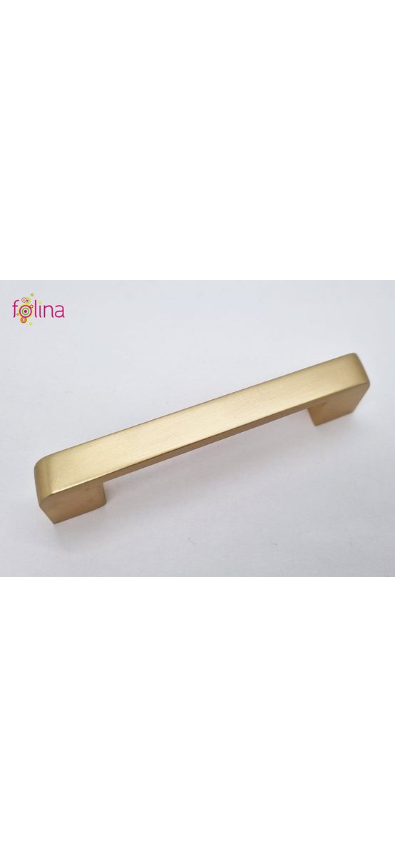 Mâner mobilă metalic, auriu cu finisaj mat, 192 mm distanţa dintre punctele de prindere