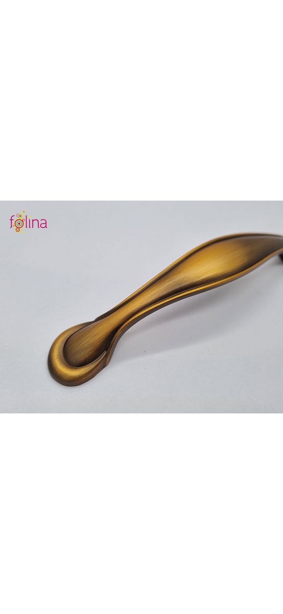 Mâner mobilă metalic, cupru mat, 128 mm distanţa dintre punctele de fixare