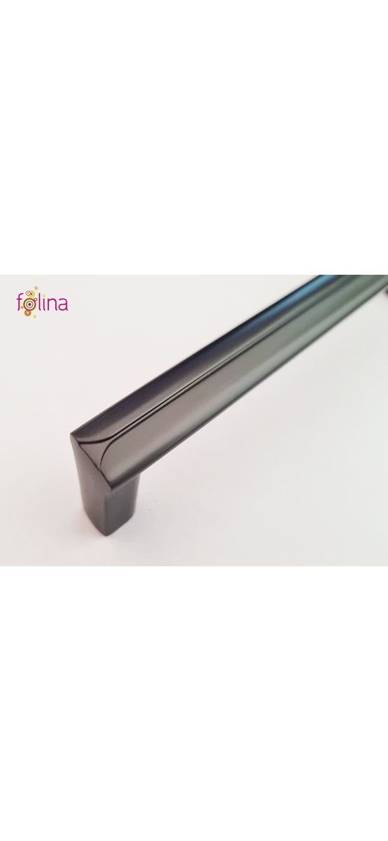 Mâner mobilă metalic, gri antracit mat, 128 mm distanţa dintre punctele de prindere