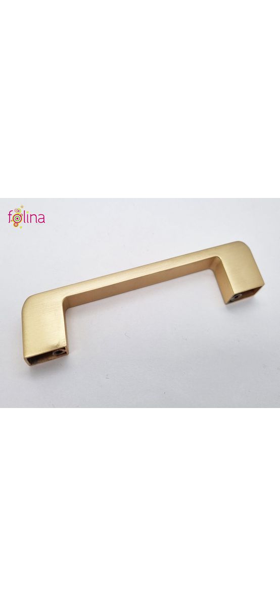 Mâner mobilă metalic, auriu cu finisaj mat, 192 mm distanţa dintre punctele de prindere