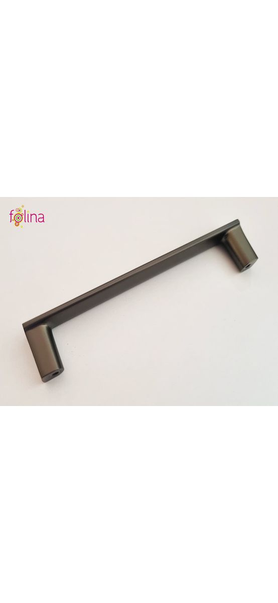 Mâner mobilă metalic, gri antracit mat, 128 mm distanţa dintre punctele de prindere
