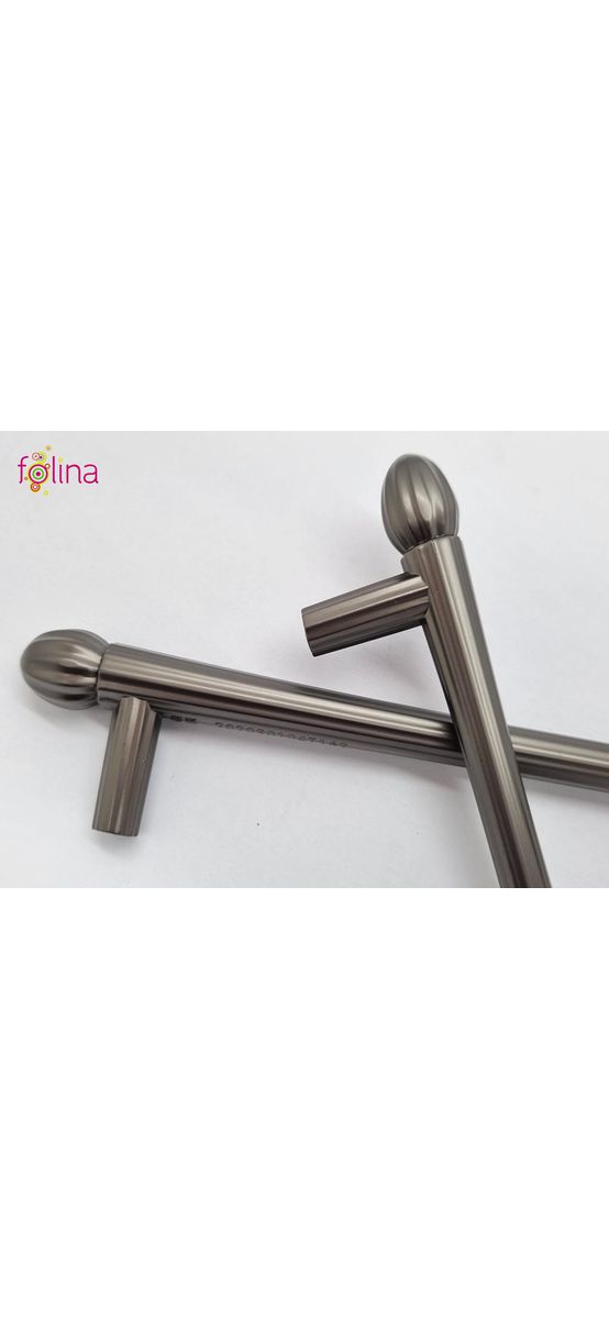 Mâner mobilă metalic, gri antracit, 96 mm distanţa dintre punctele de prindere