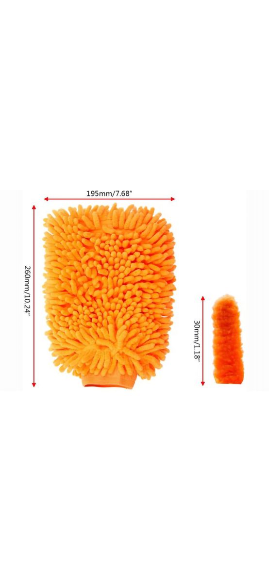 Mănușă microfibră tip șenilă, Large Size, folosită la spălare auto