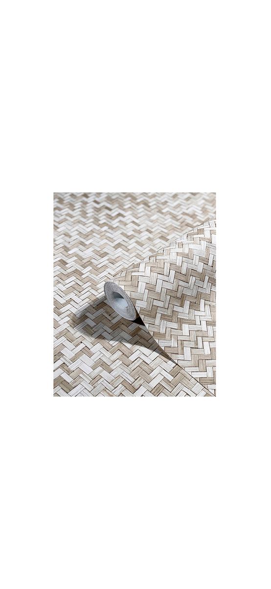 Tapet bej nisipiu cu model geometric, Marburg Botanica 33309