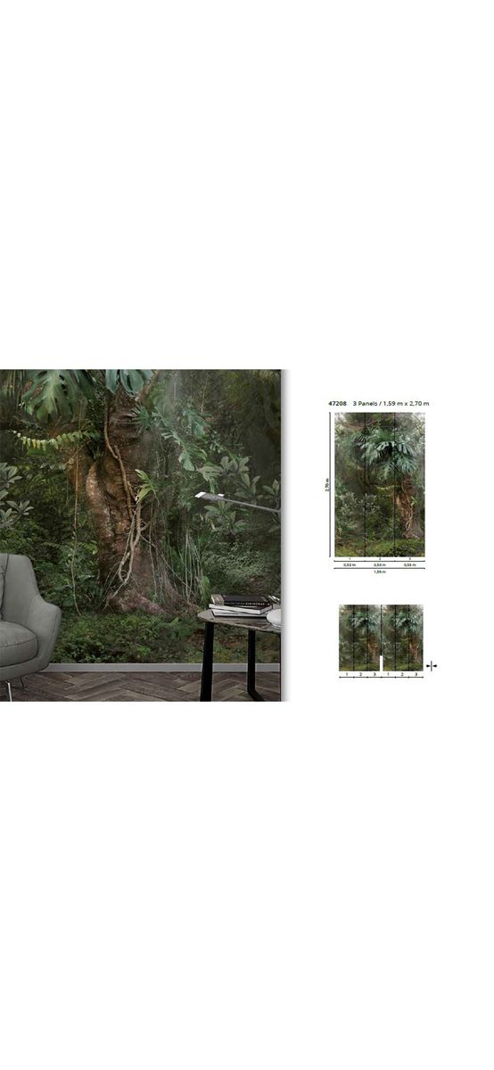 Fototapet pădure tropicală, Marburg 47208, pe suport vlies, 159x270 cm