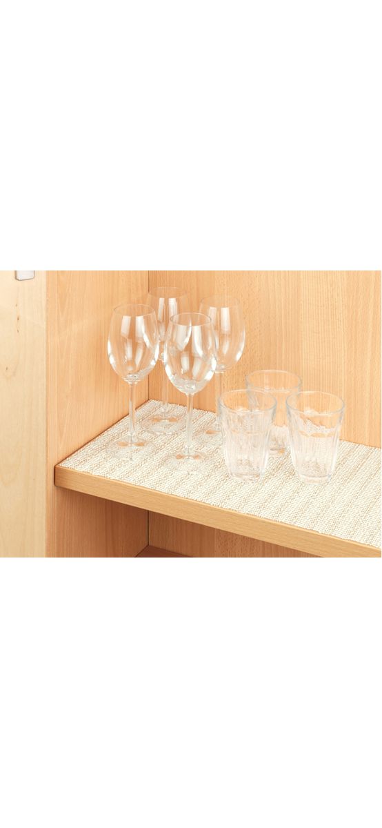 Material protecţie antialunecare crem, Folina 8600, pentru sertare si rafturi, rolă de 60 cm x 5 metri