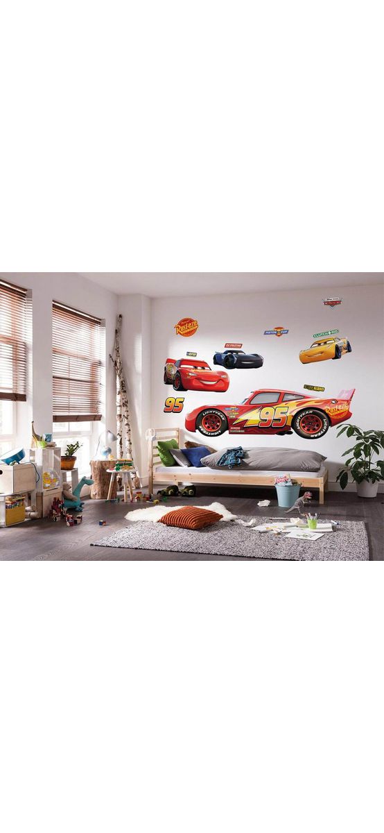 Mega Sticker Disney Cars, Komar, set cu 11 stickere