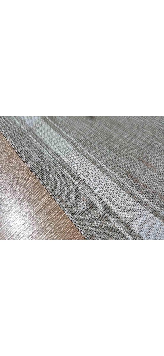 Napron masă Dora, Folina, gri cu dungi albe, 30 x 135 cm