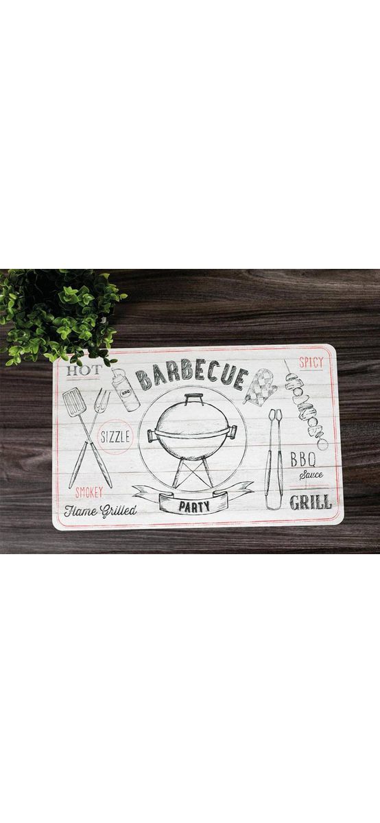 Suport farfurie masă Barbecue, d-c-fix, PVC, 29x44 cm
