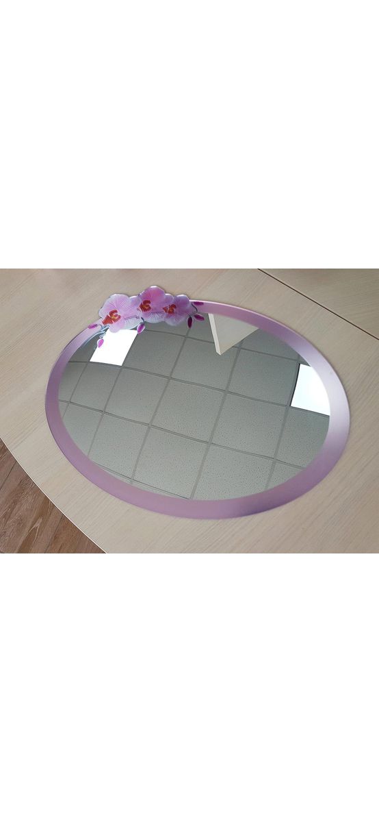 Oglindă decorativă Orhidee, Folina, oglindă acrilică, 50 cm