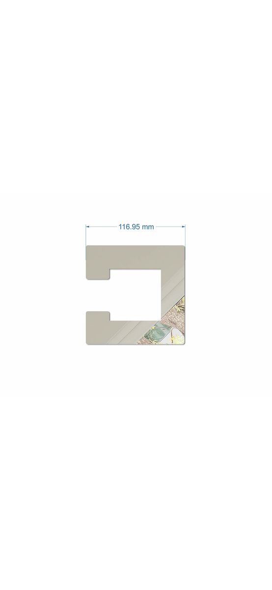 Oglindă decorativă Ivona, Folina, model geometric, 50 cm