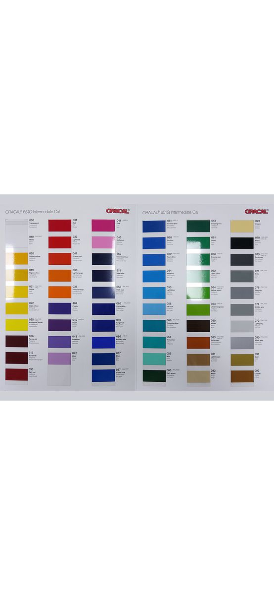 Autocolant negru lucios Oracal 651G Intermediate Cal 070, lățime 100 cm