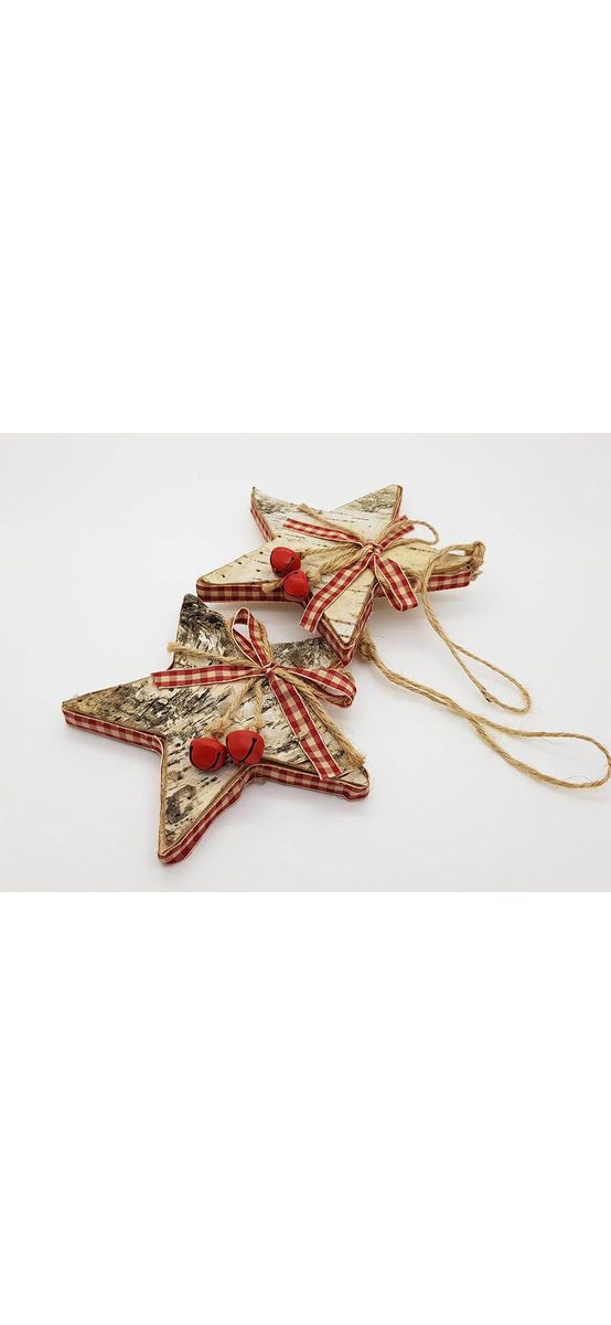 Ornament din lemn Rustik stea