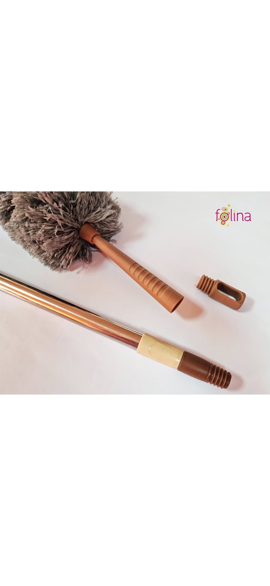 Pămătuf cu coadă telescopică, pentru praf şi păianjeni, 60/180 cm