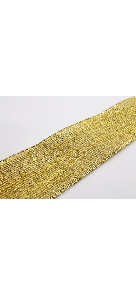 Panglică decorativă, Folina, aurie, 4 cmx8 metri