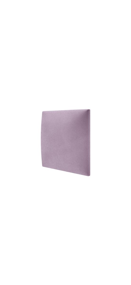Panou decorativ tapiţat roz, Mollis R62, pătrat de 30x30cm
