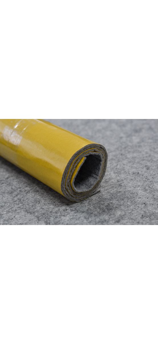 Pâslă autoadezivă, fetru autoadeziv, culoare gri deschis, pentru protecție suprafețe, rolă de 30x100 cm