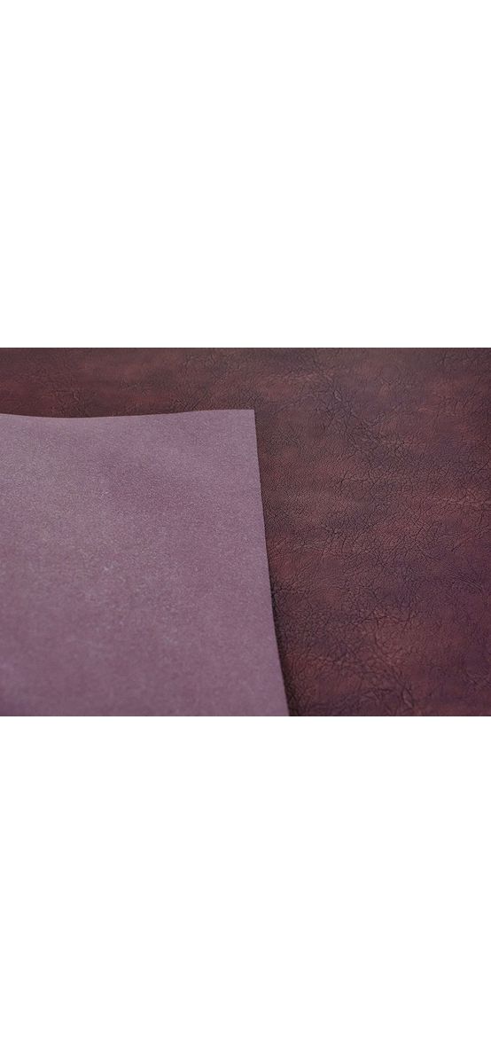Piele artificială culoare vișinie, aspect natural, grosime 0,6 mm, fără adeziv, lățime 140 cm