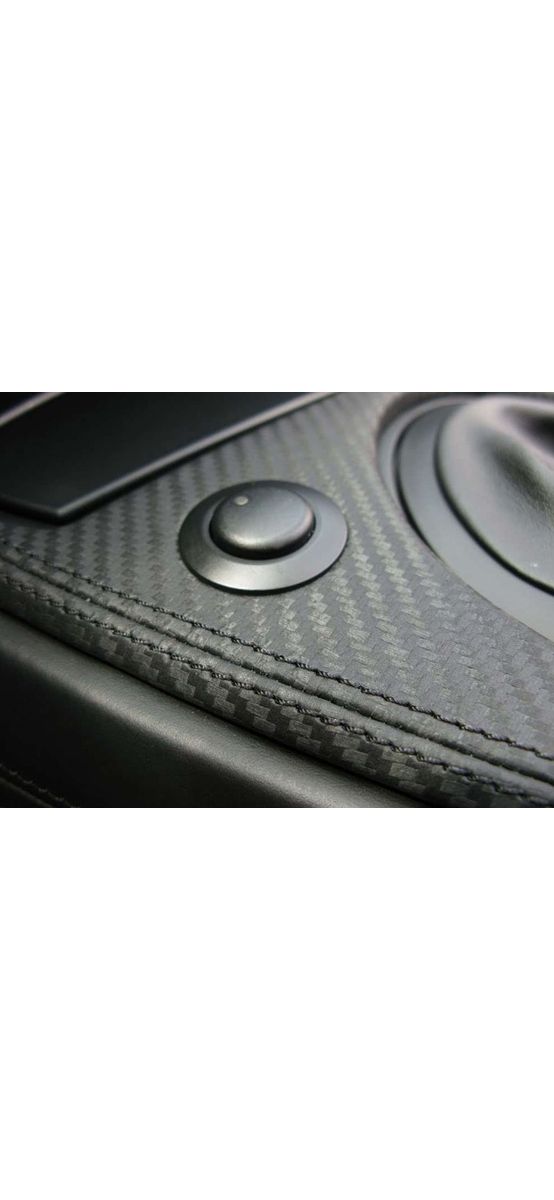 Piele artificială neagră embosată tip carbon 3D pe suport textil din microfibră, fară adeziv, 138 cm lațime