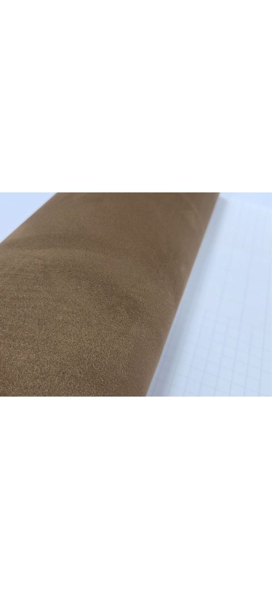 Material autoadeziv imitație piele întoarsă maro (Suedette), lățime 152 cm, se vinde la metru liniar