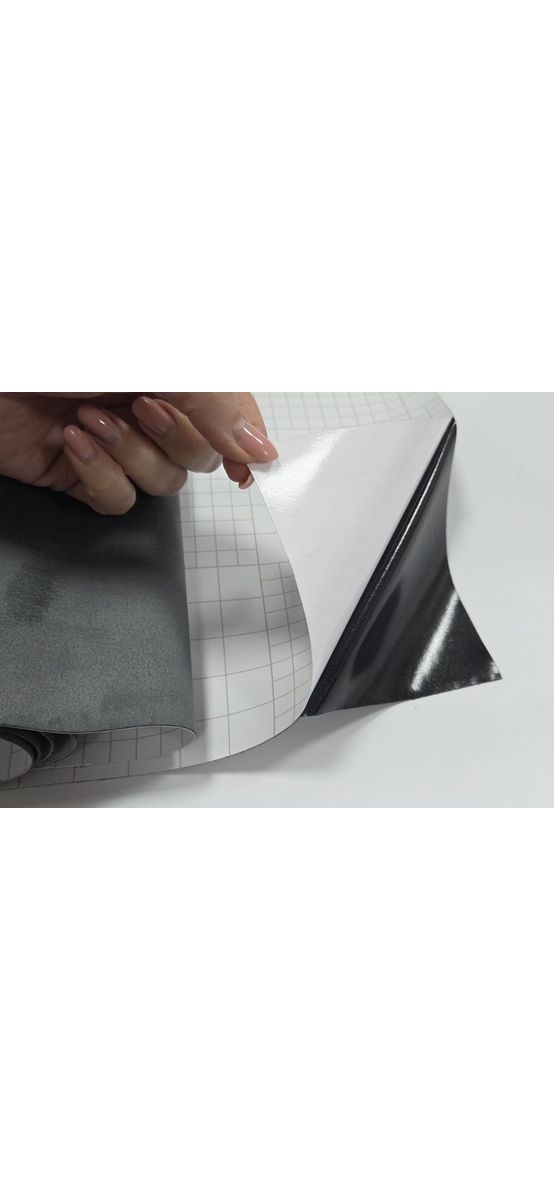 Material autoadeziv imitație piele întoarsă gri (Suedette), lățime 152 cm, se vinde la metru liniar