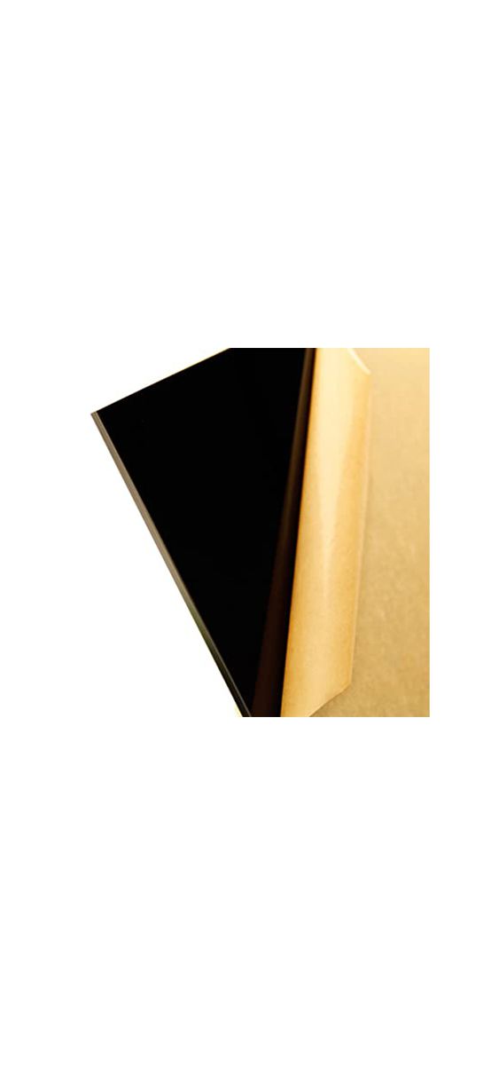 Placă acril negru lucios, plexiglas de 3mm grosime, 60x60 cm