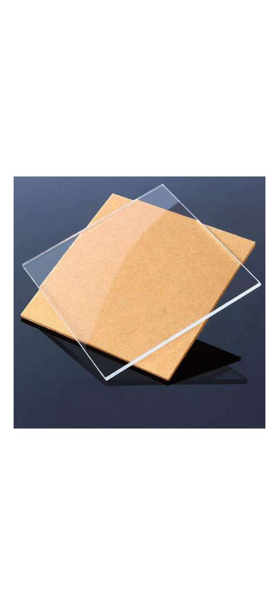Placă acril transparent lucios, plexiglas de 3mm grosime, 60x60 cm
