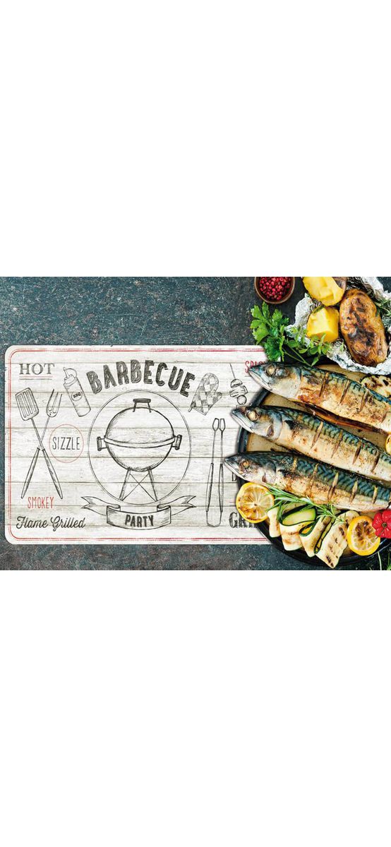 Suport farfurie masă Barbecue, d-c-fix, PVC, 29x44 cm