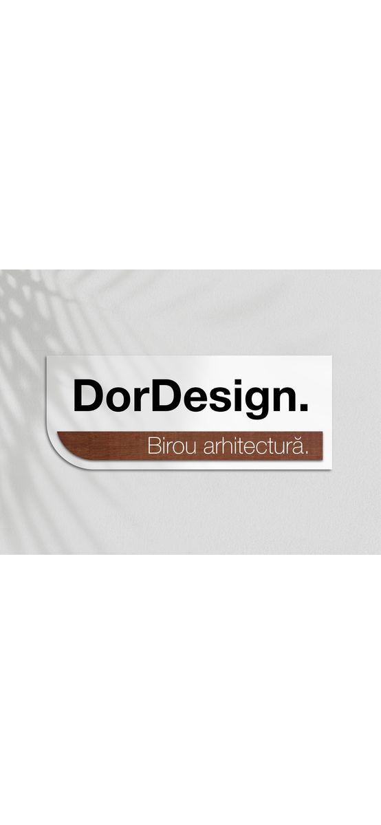 Placuță modernă personalizată cu print UV ideală pentru firme, birouri, spații comerciale sau instituții, 30x12 cm