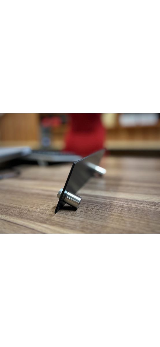 Plăcuță pentru birou, model din două straturi cu text personalizat imprimat la UV, 20x7 cm
