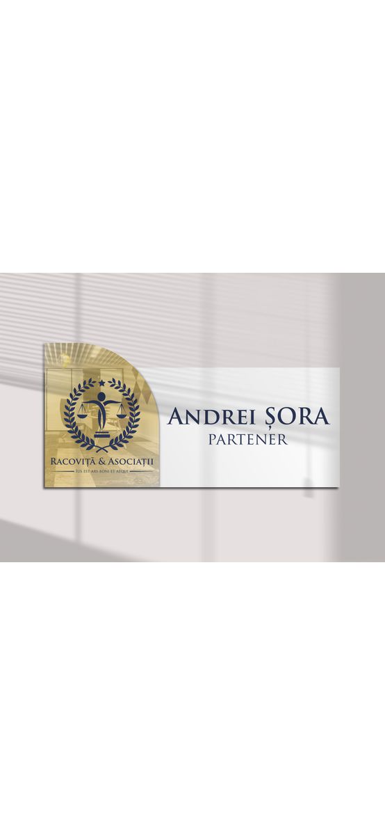 Plăcuță personalizată elegantă cu oglindă acrilică și print UV pentru firme, spații comerciale, birouri sau instituții