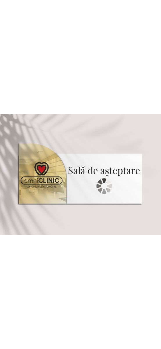 Plăcuță personalizată elegantă cu oglindă acrilică și print UV pentru firme, spații comerciale, birouri sau instituții