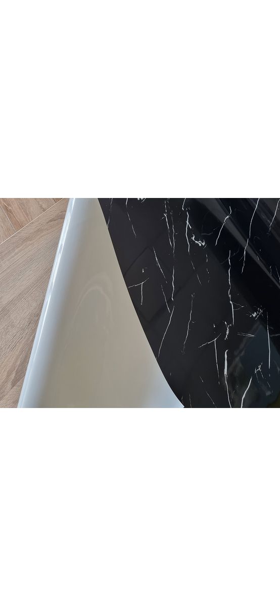 Folie protecţie imitaţie marmură neagră, fără adeziv, 1.2 mm grosime, 100 cm lăţime