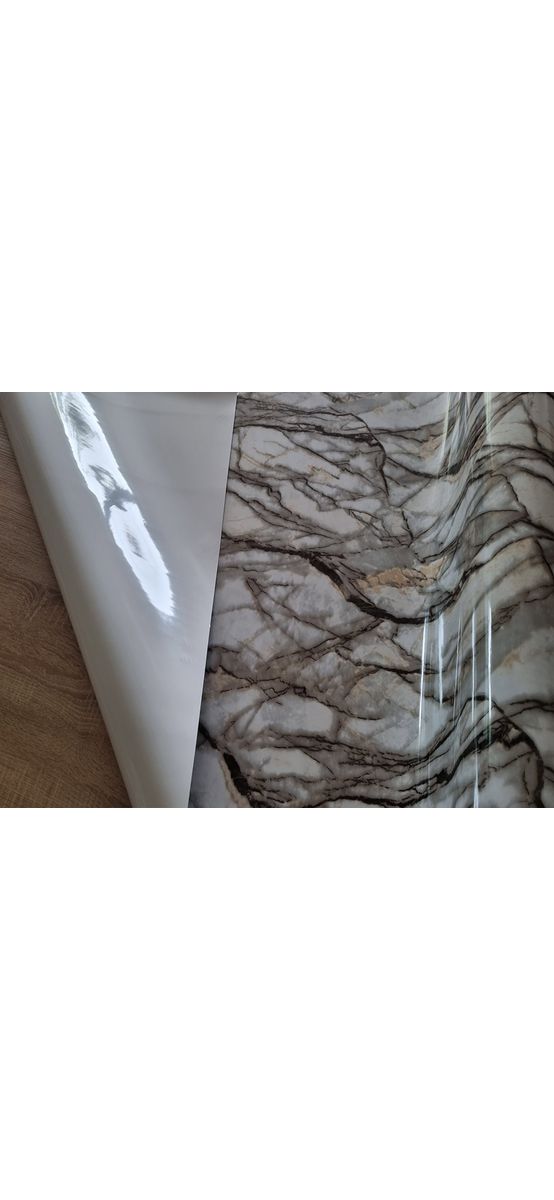 Folie protecţie imitaţie marmură bej, fără adeziv, 1,2 mm grosime, 100 cm lăţime