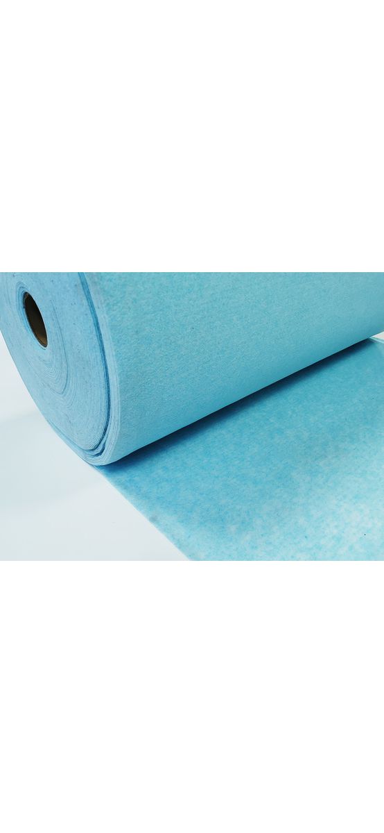 Fetru la metru, pâslă bleu, cu grosime de 1 mm, lățimea 100cm