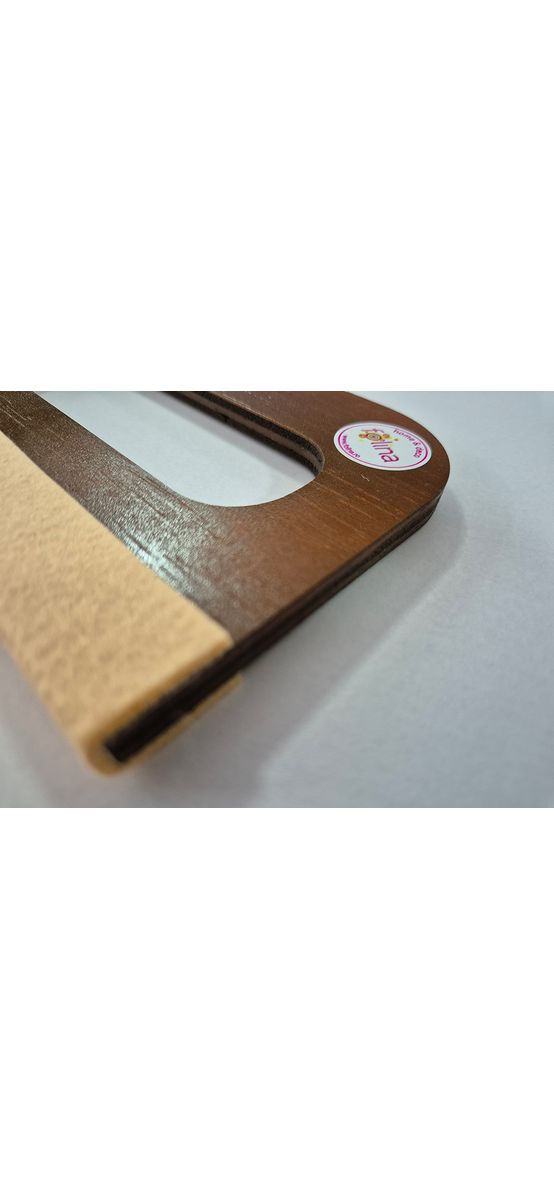 Racletă profesională din lemn cu cap din pâslă, dimensiune 10x15 cm