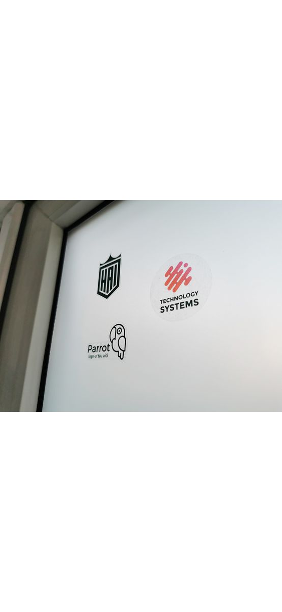 Rolă cu stickere personalizate, 20 de elemente  cu diametrul de 45 mm