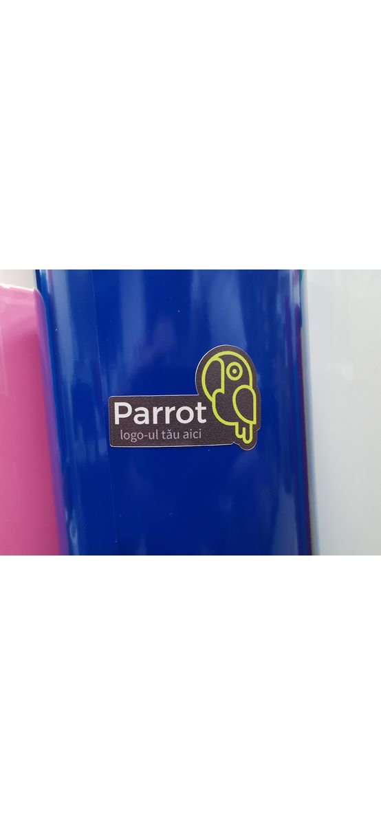 Rolă cu stickere personalizate, 20 de elemente  cu diametrul de 45 mm