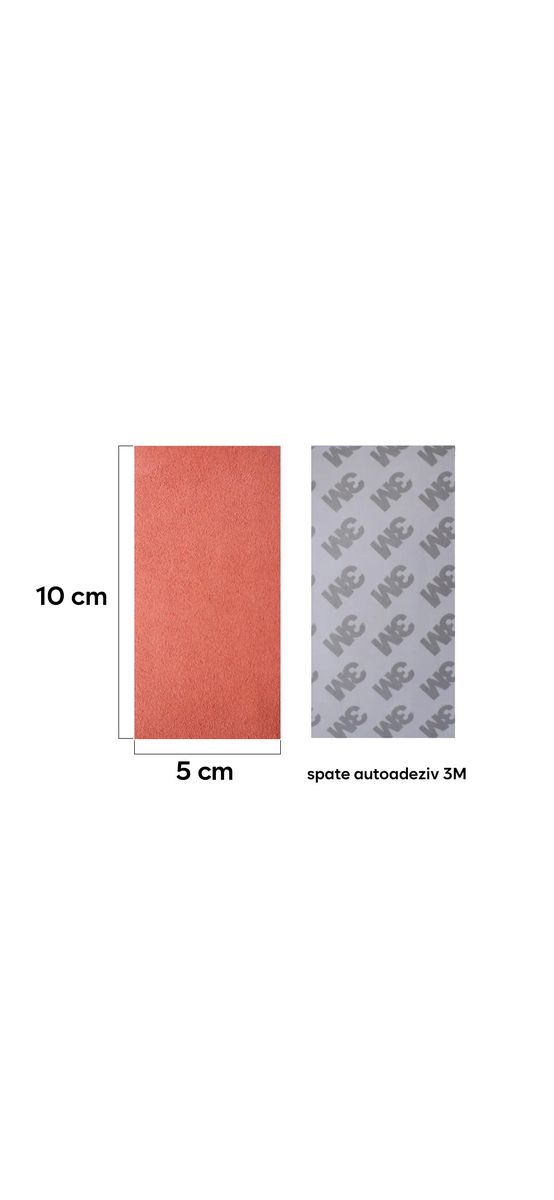 Set de 10 rezerve din piele întoarsă, autoadezive, pentru raclete