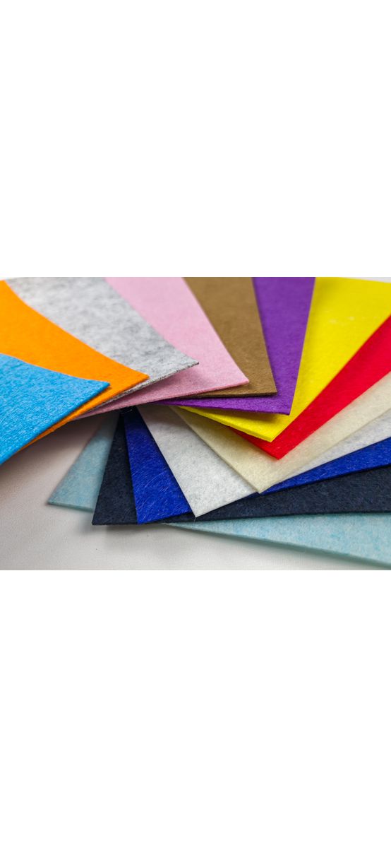 Set 13 coli A4 de pâslă colorată, 1 mm grosime, pentru artizanat şi crafturi