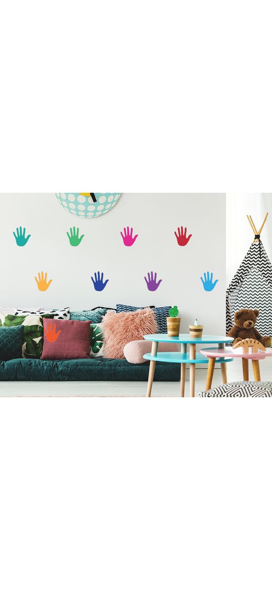 Set 20 stickere Palme colorate, autoadezive, multicolor