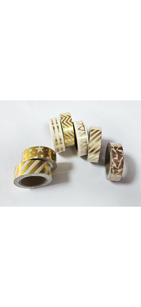 Set 7 role washi tape, benzi decorative adezive, Folina MIX5