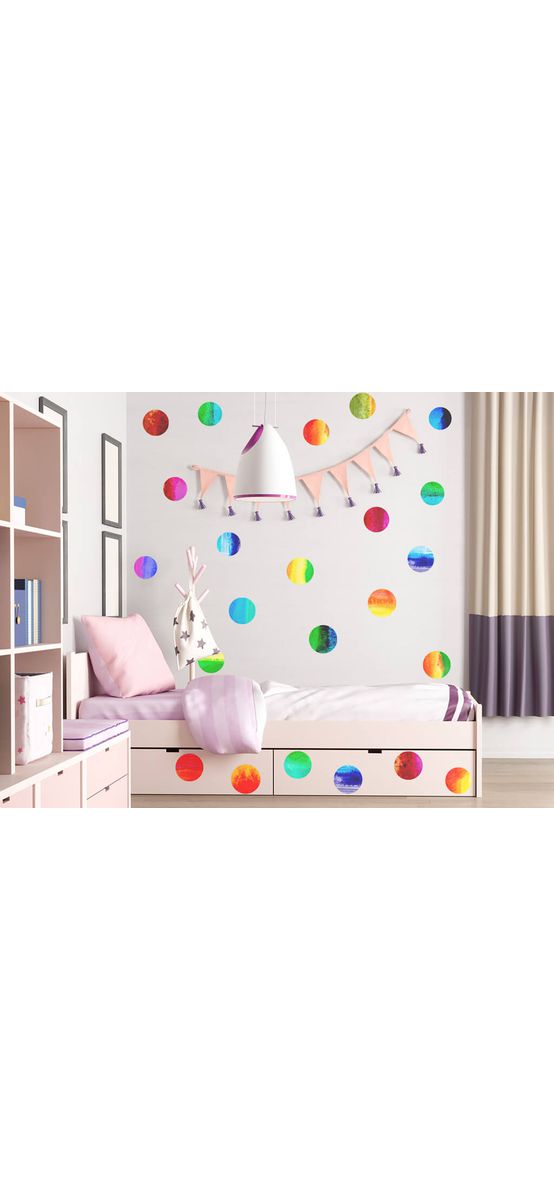 Set 78 stickere buline autoadezive, multicolor, racletă de aplicare inclusă.
