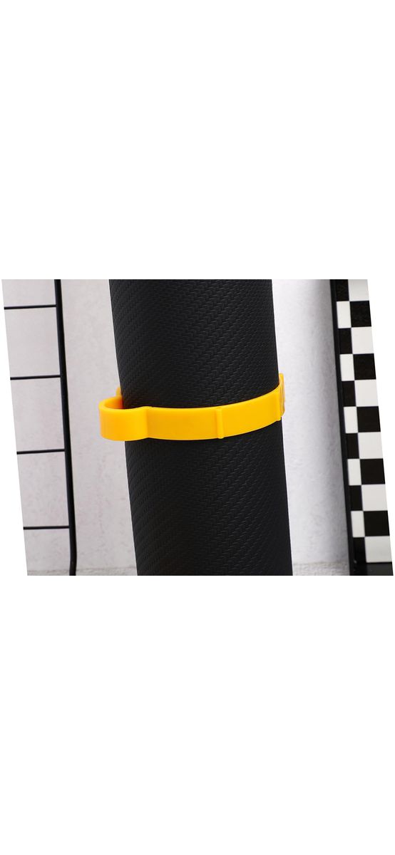 Set din 2 cleme dimensiunile L si S pentru prindere role autocolant