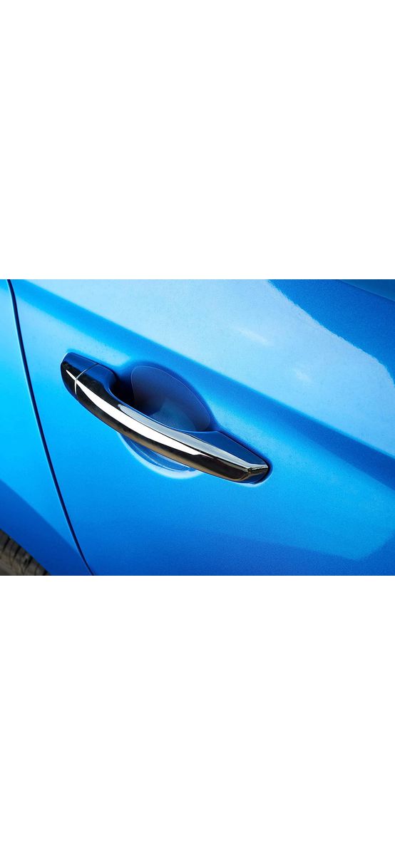 Set 5 folii de protecție (4+1 gratis) a vopselei pentru spațiul de sub mânerele ușilor auto, transparent, potrivire universală, racletă aplicare inclusă